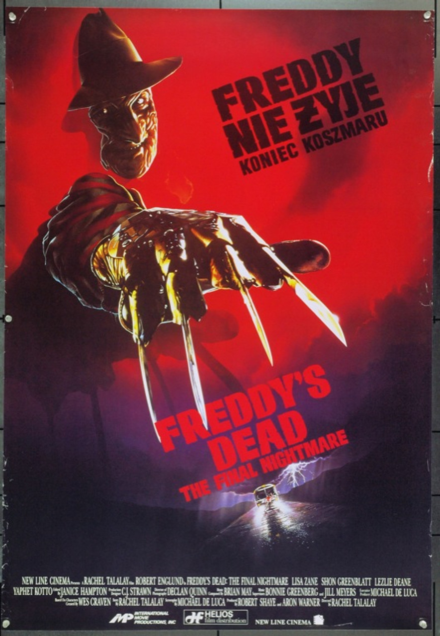 Original Freddy's Dead: The Final Nightmare (1991) movie poster in C8  condition for $$25.00